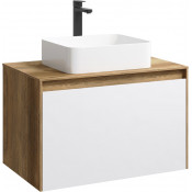 Корпус подвесной тумбы Aqwella 5 Stars Mobi MOB0108DB дуб балтийский